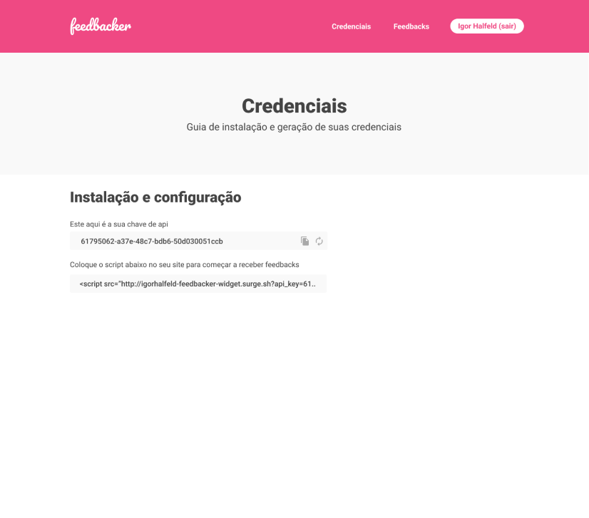Feedbacker Layout